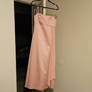 Alfred Angelo Strapless Pink Dress